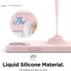 imageelago Magnetic Silicone Case Lovely Pink for iPhone 1212 Pro Builtin Magnets Compatible with MagSafe Accessories CasePink