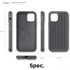 imageelago Protective Armor Case Compatible with iPhone 12 and Compatible with iPhone 12 Pro 61 Inch Graphite Grey  Shock Absorbing Design Durable TPU Wireless Charging Supported