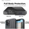 imageelago Protective Armor Case Compatible with iPhone 12 and Compatible with iPhone 12 Pro 61 Inch Graphite Grey  Shock Absorbing Design Durable TPU Wireless Charging Supported
