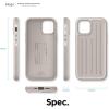 imageelago Protective Armor Case Compatible with iPhone 12 and Compatible with iPhone 12 Pro 61 Inch Stone  Shock Absorbing Design Durable TPU Wireless Charging Supported