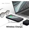 imageelago Protective Cushion Case Compatible with iPhone 12 and Compatible with iPhone 12 Pro 2020 Black  Shock Absorbing Design Supports Magsafe