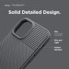 imageelago Protective Cushion Case Compatible with iPhone 12 and Compatible with iPhone 12 Pro 2020 Graphite Grey  Shock Absorbing Design Supports Magsafe