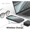 imageelago Protective Cushion Case Compatible with iPhone 12 and Compatible with iPhone 12 Pro 2020 Graphite Grey  Shock Absorbing Design Supports Magsafe