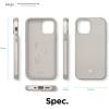 imageelago Protective Cushion Case Compatible with iPhone 12 and Compatible with iPhone 12 Pro 2020 Stone  Shock Absorbing Design Supports Magsafe