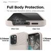 imageelago Protective Cushion Case Compatible with iPhone 12 and Compatible with iPhone 12 Pro 2020 Stone  Shock Absorbing Design Supports Magsafe