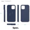 imageelago Protective Cushion Case Compatible with iPhone 12 and Compatible with iPhone 12 Pro 61 Inch 2020 Navy Blue  Shock Absorbing Design Wireless Charging Supported