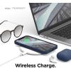 imageelago Protective Cushion Case Compatible with iPhone 12 and Compatible with iPhone 12 Pro 61 Inch 2020 Navy Blue  Shock Absorbing Design Wireless Charging Supported