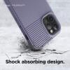 imageelago Protective Cushion Case Compatible with iPhone 12 and Compatible with iPhone 12 Pro 61 Inch 2020 Purple Grey  Shock Absorbing Design Wireless Charging Supported