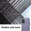 imageelago Protective Cushion Case Compatible with iPhone 12 and Compatible with iPhone 12 Pro 61 Inch 2020 Purple Grey  Shock Absorbing Design Wireless Charging Supported