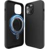 imageelago Magnetic Silicone Case Lovely Pink for iPhone 1212 Pro Builtin Magnets Compatible with MagSafe Accessories CaseBlack