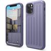 imageelago Protective Armor Case Compatible with iPhone 12 and Compatible with iPhone 12 Pro 61 Inch Lavender Grey  Shock Absorbing Design Durable TPU Wireless Charging Supported