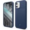 imageelago Protective Cushion Case Compatible with iPhone 12 and Compatible with iPhone 12 Pro 61 Inch 2020 Navy Blue  Shock Absorbing Design Wireless Charging Supported