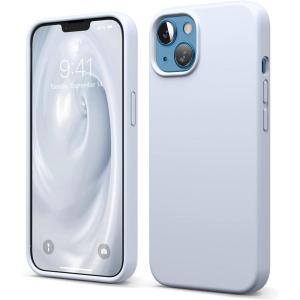 imageelago Liquid Silicone Case Compatible with iPhone 13 61 inchPremium Silicone Full Body Protection  3 Layer Shockproof Phone Case Microfiber LiningBright blue