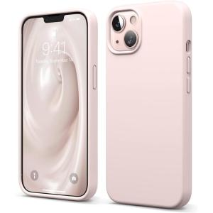 imageelago Liquid Silicone Case Compatible with iPhone 13 61 inchPremium Silicone Full Body Protection  3 Layer Shockproof Phone Case Microfiber LiningPink