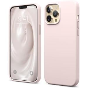 imageelago Liquid Silicone Case Compatible with iPhone 13 Pro Max 67 inches Premium Silicone Case Full Protection Case  Shockproof Cover with 3 Structure WhitePink