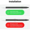 imageelago Pencil Clip Case Compatible with Apple Pencil 2nd Generation 3 Tips Nib Covers Included Compatible with Magnetic Charging and Double TapBlackBlack