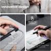 imageelago Pencil Clip Case Compatible with Apple Pencil 2nd Generation 3 Tips Nib Covers Included Compatible with Magnetic Charging and Double TapBlackBlack