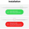 imageelago Pencil Clip Case Compatible with Apple Pencil 2nd Generation 3 Tips Nib Covers Included Compatible with Magnetic Charging and Double TapBlackWhite
