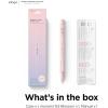 imageelago x MONAMI Pencil Case Compatible with Apple Pencil 2nd Generation Cover Sleeve Classic Design Compatible with Magnetic Charging and Double Tap Must Read Installation Instructions Deep BluePeony Pink