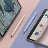 imageelago x MONAMI Pencil Case Compatible with Apple Pencil 2nd Generation Cover Sleeve Classic Design Compatible with Magnetic Charging and Double Tap Must Read Installation Instructions Deep BluePeony Pink