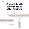 imageelago x MONAMI Pencil Case Compatible with Apple Pencil 2nd Generation Cover Sleeve Classic Design Compatible with Magnetic Charging and Double Tap Must Read Installation Instructions Deep BluePeony Pink