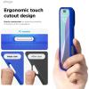 imageelago Compatible with iPhone 16 Plus Case Premium Liquid Silicone Case Full Body Protective Cover Shockproof Slim Design AntiScratch Soft Microfiber Lining 67 inch BlackCobalt Blue