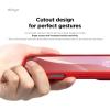 imageelago Compatible with iPhone 16 Plus Case Premium Liquid Silicone Case Full Body Protective Cover Shockproof Slim Design AntiScratch Soft Microfiber Lining 67 inch BlackRed