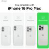 imageelago Magnetic Hybrid Clear Case Compatible with iPhone 16 Case Cover 61quot  Compatible with MagSafe PC  TPU Hybrid Technology Shockproof Bumper Raised Camera Protection ClearClear