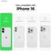imageelago Magnetic Hybrid Clear Case Compatible with iPhone 16 Case Cover 61quot  Compatible with MagSafe PC  TPU Hybrid Technology Shockproof Bumper Raised Camera Protection ClearClear