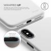imageelago Origin Series for iPhone Xs iPhone X Case  Minimalistic Design Slim Fit Scratch Resistant Protective Cover for Apple iPhone Xs 2018 iPhone X 2017  White