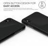 imageelago Slim Fit 2 Series iPhone Xs iPhone X Case  Durable Scratch Resistant Coat Minimalistic Designed Protective Cover for Apple iPhone Xs 2018 iPhone X 2017 Jet Black