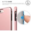 imageelago iPhone 7 Plus case GlideRose GoldChrome Rose Gold  MultiOption CaseMilitary Drop Test CertifiedSophisticated Shock Absorption  for iPhone 7 Plus