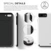 imageelago iPhone 8 PlusiPhone 7 Plus Case ArmorWhite  Military Drop Test CertifiedSecret PocketAntiShock