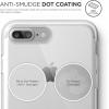imageelago iPhone 8 PlusiPhone 7 Plus Case CushionCrystal Clear  Anti Smudge Dot CoatingRobust TPUShock AbsorbingCushioned
