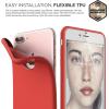 imageelago iPhone 8 PlusiPhone 7 Plus Case Slim Fit SoftRed  Robust TPULightMinimalisticTrue Fit