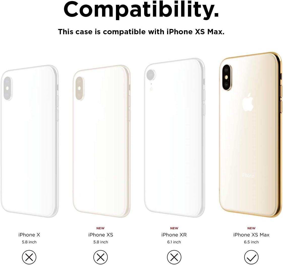 imageelago Inner Core Series for iPhone Xs Max case Red  Thinnest and LightestPrevent DiscolorationSupport Wireless ChargingOnly Protects Against Scratches Compatible with iPhone Xs Max 2018