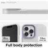 imageelago Glide Armor Case Designed for iPhone 13 Pro Max Case Drop Protection Shockproof Protective TPU Cover Upgraded Shockproof Mix and Match Parts Enhanced Camera Guard StoneWhiteClearPurple