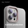 imageelago Glide Armor Case Designed for iPhone 13 Pro Max Case Drop Protection Shockproof Protective TPU Cover Upgraded Shockproof Mix and Match Parts Enhanced Camera Guard StoneWhiteClearLovely Pink