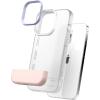 imageelago Glide Armor Case Designed for iPhone 13 Pro Max Case Drop Protection Shockproof Protective TPU Cover Upgraded Shockproof Mix and Match Parts Enhanced Camera Guard StoneWhiteClearPurple