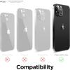 imageelago Hybrid Clear Case Compatible with iPhone 13 Pro Max Case 67quot PC  TPU Hybrid Technology Reduced Yellowing Full Body Protection  Shockproof Bumper Cover TransparentBlack