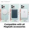 imageelago Magnetic Silicone Case Compatible with MagSafe Compatible with iPhone 13 Pro Max 67 Inch  Builtin Magnets Protective Cover Compatible with All MagSafe Accessories Lovely PinkMint