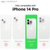 imageelago Glide Armor Case Designed for iPhone 14 Pro Case Drop Protection Shockproof Protective TPU Cover Upgraded Shockproof Mix and Match Parts Enhanced Camera Guard Dark GrayYellowDark GrayYellow