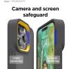 imageelago Glide Armor Case Designed for iPhone 14 Pro Case Drop Protection Shockproof Protective TPU Cover Upgraded Shockproof Mix and Match Parts Enhanced Camera Guard Dark GrayYellowDark GrayYellow