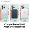 imageelago Magnetic Case Compatible with MagSafe and iPhone 13 Pro 61 Inch  Builtin Magnets Liquid Silicone Protective Cover Compatible with All MagSafe Accessories BlackMint
