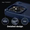 imageelago Armor Compatible with iPhone 14 Pro Case 61 Inch  US Military Grade Drop Protection HeavyDuty Protective Case Carbon Fiber Texture Tough Rugged Design Shockproof Bumper Cover Dark GreenJean Indigo