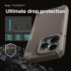 imageelago Armor Compatible with iPhone 14 Pro Case 61 Inch  US Military Grade Drop Protection HeavyDuty Protective Case Carbon Fiber Texture Tough Rugged Design Shockproof Bumper Cover Dark GreenSand