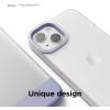 imageelago Glide Armor Case Designed for iPhone 13 Case Drop Protection Shockproof Protective TPU Cover Upgraded Shockproof Mix and Match Parts Enhanced Camera Guard ClearLight BlueClearPurple
