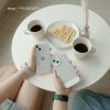 imageelago Glide Armor Case Designed for iPhone 13 Case Drop Protection Shockproof Protective TPU Cover Upgraded Shockproof Mix and Match Parts Enhanced Camera Guard ClearLight BlueStoneWhite
