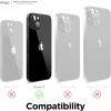 imageelago Hybrid Clear Case Compatible with iPhone 13 Case 61quot PC  TPU Hybrid Technology Reduced Yellowing Full Body Protection  Shockproof Bumper Cover BlackTransparent