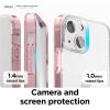 imageelago Hybrid Clear Case Compatible with iPhone 13 Case 61quot PC  TPU Hybrid Technology Reduced Yellowing Full Body Protection  Shockproof Bumper Cover TransparentLovely Pink